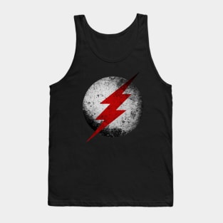 The Black Flash Distressed Grunge Logo Tank Top